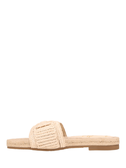Sam Edelman Miya Raffia Slider Sandals, Natural - view 2, Natural