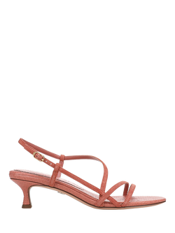 Sam Edelman Cora Leather Kitten Heel Court Shoes, Pink, Pink