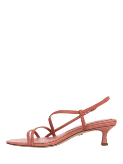 Sam Edelman Cora Leather Kitten Heel Court Shoes, Pink - view 2, Pink