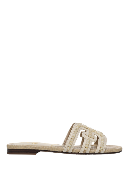 Sam Edelman Bay Tide Embellished Slider Sandals, Light Almond/Modern, Light Almond/Modern