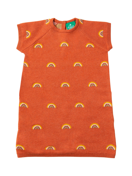 Little Green Radicals Kids' Knitted Tunic Dress, Multi, Multi