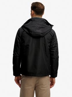 Superdry Hooded Shell Jacket, Black - view 2, Black