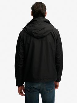 Superdry Hooded Mountain Windbreaker Jacket, Black - view 2, Black