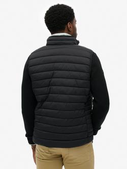 Superdry Fuji Lite Padded Gilet, Black - view 2, Black