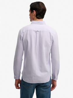 Superdry Preppy Oxford Cotton Shirt, Lavender Purple - view 2, Lavender Purple