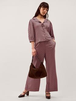 Monsoon Netta Floral Blouse containing LENZING™ ECOVERO™ Viscose, Pink - view 2, Pink