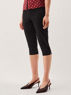 Monsoon Catalina Capri Trousers, Black, Black