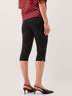 Monsoon Catalina Capri Trousers, Black - view 2, Black