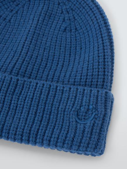 John Lewis Kids' Beanie Hat, Navy - view 2, Navy