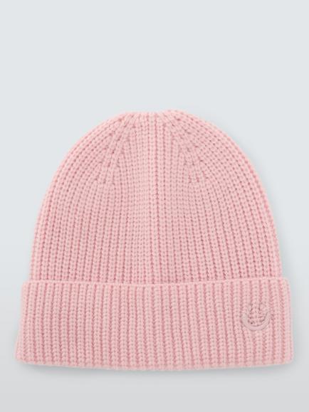 John Lewis Kids' Beanie Hat, Pink - view 2, Pink