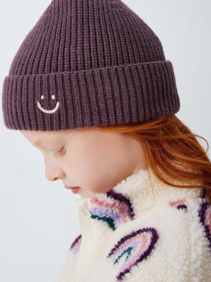 John Lewis Kids' Beanie Hat, Purple, Purple