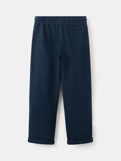 Mango Kids' Soft Cotton Joggers, Navy - view 2, Navy