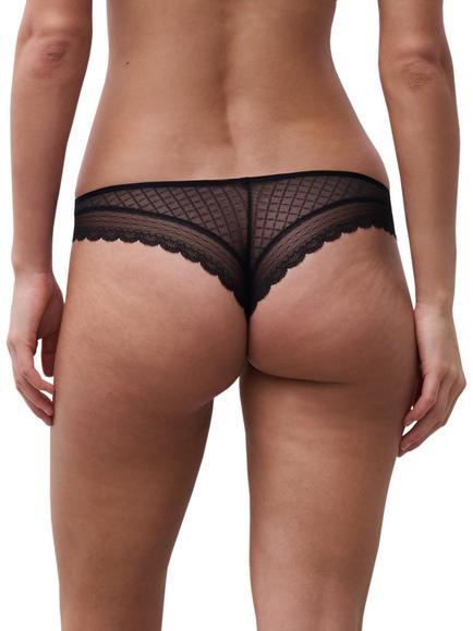 Chantelle Norah Chic Tanga Knickers - view 2, Black