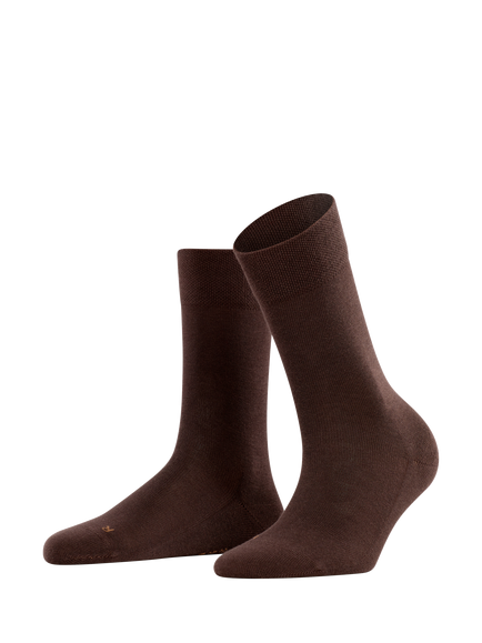 FALKE Sensitive London Ankle Socks, Dark Brown, Dark Brown