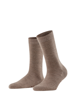 FALKE Merino Wool Ankle Socks, Pebble, Pebble