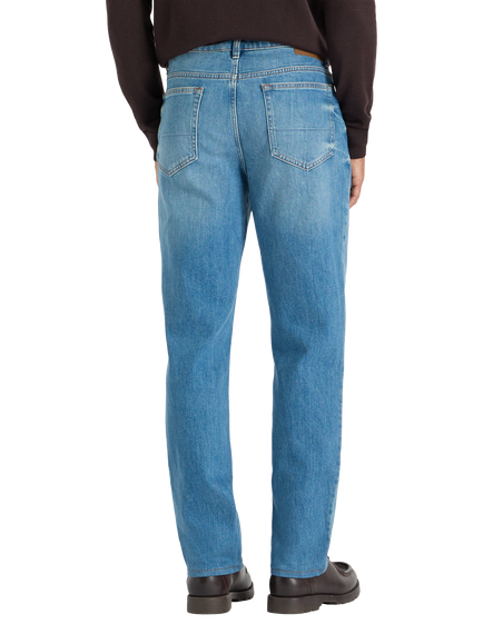 SPOKE Italian Denim Narrow Thigh Slim Jeans, 7 Year Wash - view 2, 7 Year Wash