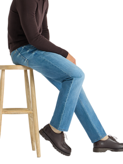 SPOKE Italian Denim Wide Thigh Slim Jeans, 7 Year Wash - view 2, 7 Year Wash