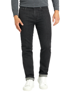 SPOKE Travel Denim Regular Thigh Slim Jeans, Charcoal - view 2, Charcoal
