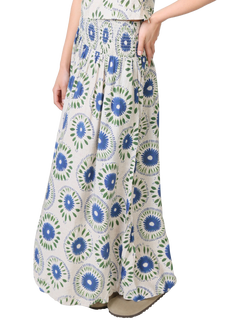 Traffic People Aurora When I Close My Eyes Maxi Skirt, Blue - view 2, Blue