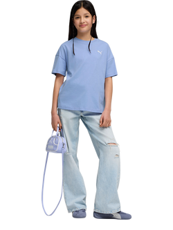 PUMA Kids' Youth Short Sleeve T-Shirt - view 2, Intense Lavender