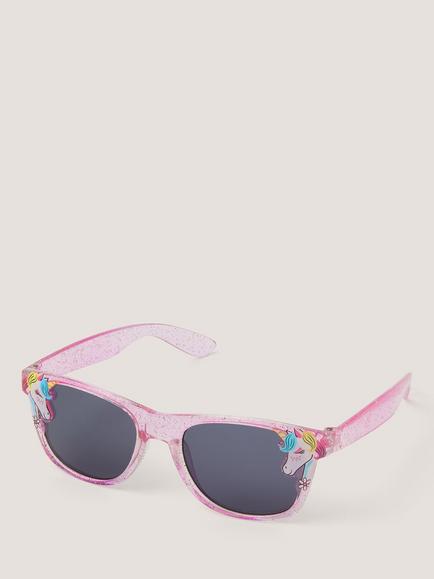Monsoon Baby Unicorn Sunglasses, Pink, Pink