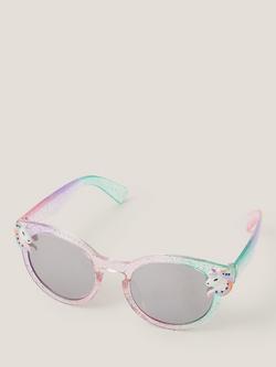 Monsoon Kids' Round Ombre Unicorn Sunglasses, Multi, Multi