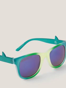 Monsoon Baby Ombre Shark Sunglasses, Green - view 2, Green