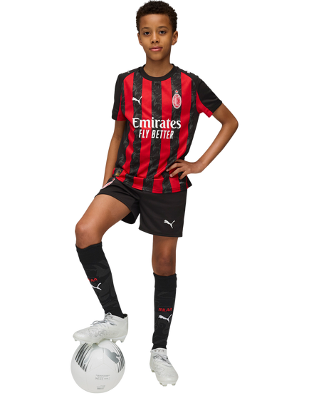 PUMA Kids' AC Milan 25/26 Football Shorts - view 2, Black/Red