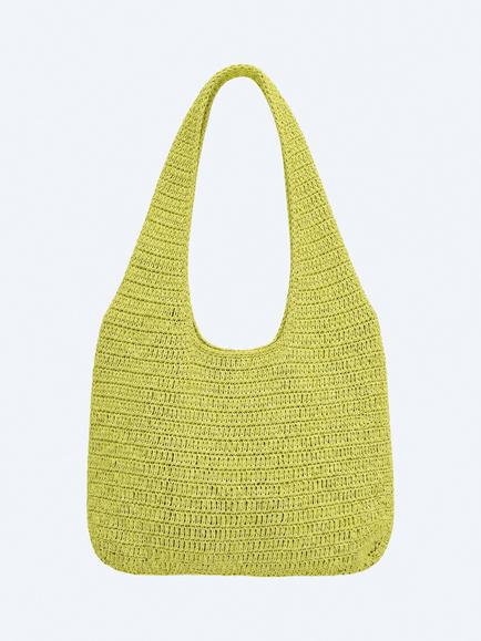OMNES Aruba Paper Shoulder Bag, Lime, Lime