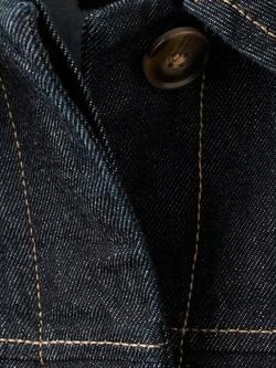 Mango Cropped Denim Jacket, Indigo - view 2, Indigo
