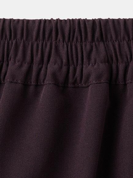 Mango Mid Rise Side Stripe Trousers, Wine - view 2, Wine