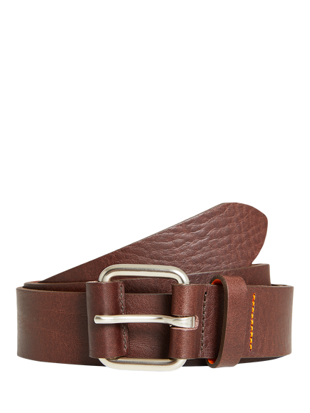 SPOKE Leather Belt, Ganache Leather, Ganache Leather