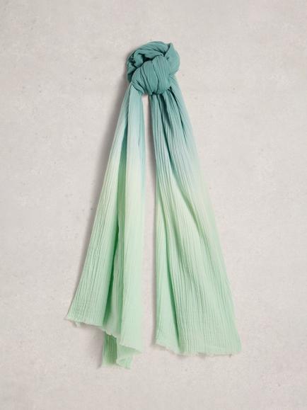 White Stuff Jessie Ombre Scarf, Blue/Multi, Blue/Multi