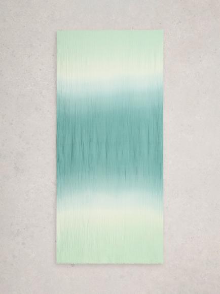White Stuff Jessie Ombre Scarf, Blue/Multi - view 2, Blue/Multi
