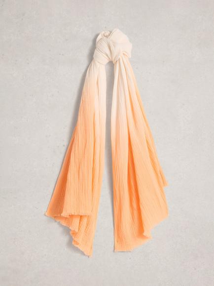 White Stuff Jessie Ombre Scarf, Orange/Multi, Orange/Multi