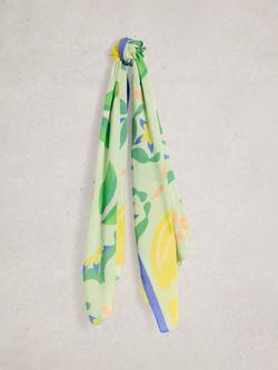 White Stuff Sophie Floral Scarf, Yellow/Multi, Yellow/Multi
