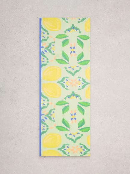 White Stuff Sophie Floral Scarf, Yellow/Multi - view 2, Yellow/Multi