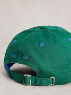 White Stuff Cotton Baseball Cap, Green - view 2, Green