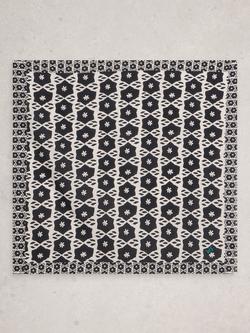 White Stuff Ellie Square Scarf, Black/Multi - view 2, Black/Multi