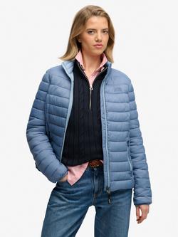 Superdry Fuji Lite Padded Jacket, Tidal Blue