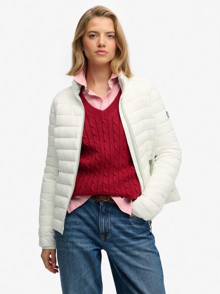 Superdry Fuji Lite Padded Jacket, Off White