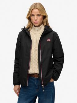 Superdry Essential Tri Windbreaker Jacket, Black