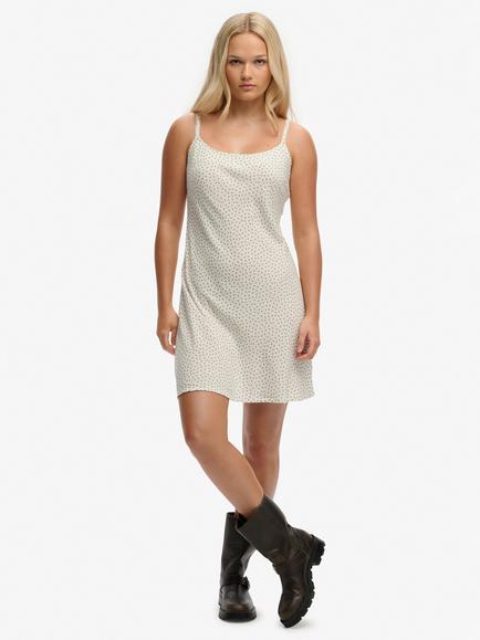 Superdry Ditsy Floral Cami Mini Dress, Light Jade Green, Light Jade Green