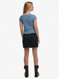 Superdry Cargo Mini Skirt - view 2, Eclipse Navy