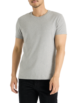 SPOKE Cotton Slim Fit Short Sleeve Original T-Shirt, Grey Marl, Grey Marl