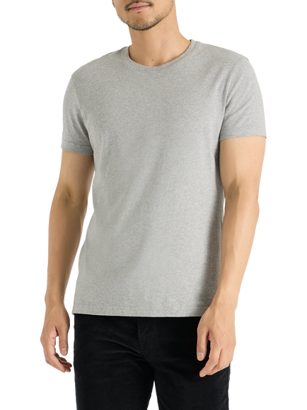 SPOKE Cotton Slim Fit Short Sleeve Original T-Shirt, Grey Marl, Grey Marl