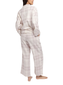 Dorina Harper Check Pyjamas - view 2, White