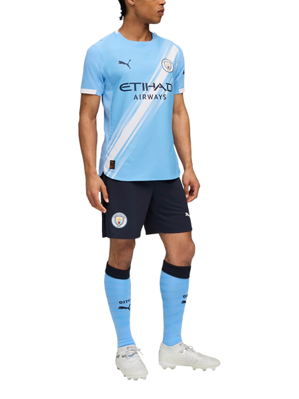 PUMA City 2025/26 Football Shorts - view 2, Deep Navy/Light Blue