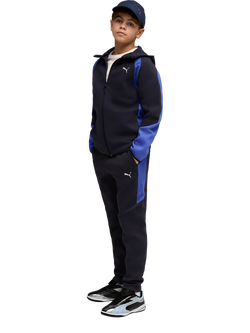 PUMA Kids' Evostripe Trousers, Puma Black - view 2, New Navy