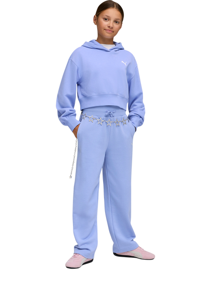 PUMA Kids' Youth Relaxed Cropped Hoodie - view 2, Intense Lavender